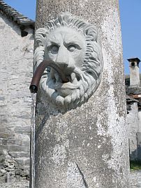 fountain on Maggia's main square