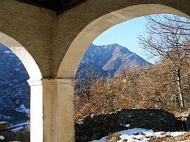 View from chapel above Maggia