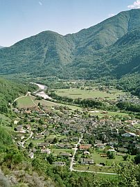 Villaggio di Maggia, Ticino, Svizzera italiana