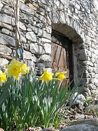 stone house opposite Casa alla Cascata, Maggia