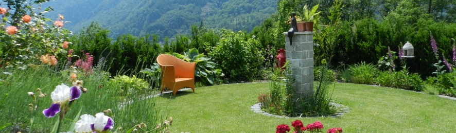 Panoramic view from Casa alla Cascata